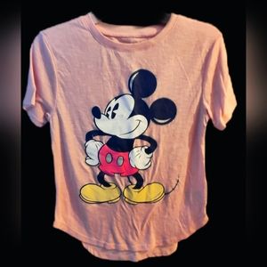 Disney's Mickey Mouse Women's Juniors Graphic Tee Shirt